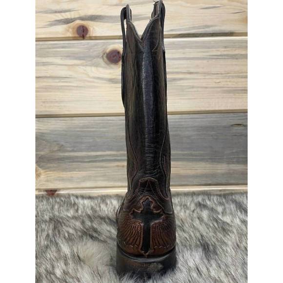 NEW BLACK JACK BOOTS handcrafted boot in brown and black - Picture 3 of 3